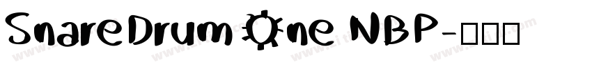 SnareDrum One NBP字体转换